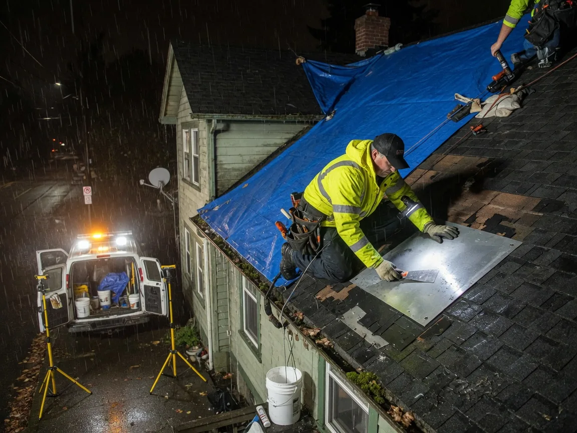 Emergency Roof Leak Repair (24/7) in Everett