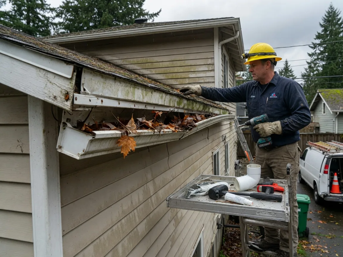 Gutter & Downspout Repair in Everett